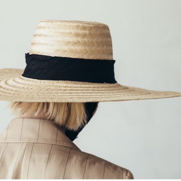 Janessa Leone Romy Straw Wide Brim Hat - Picture 3 of 8